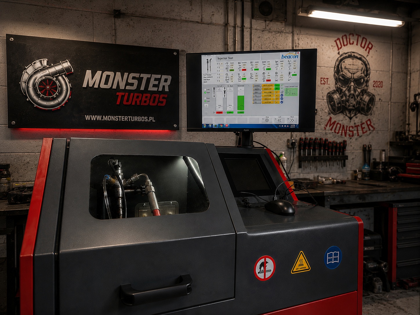 EPS205 professional injector test bench