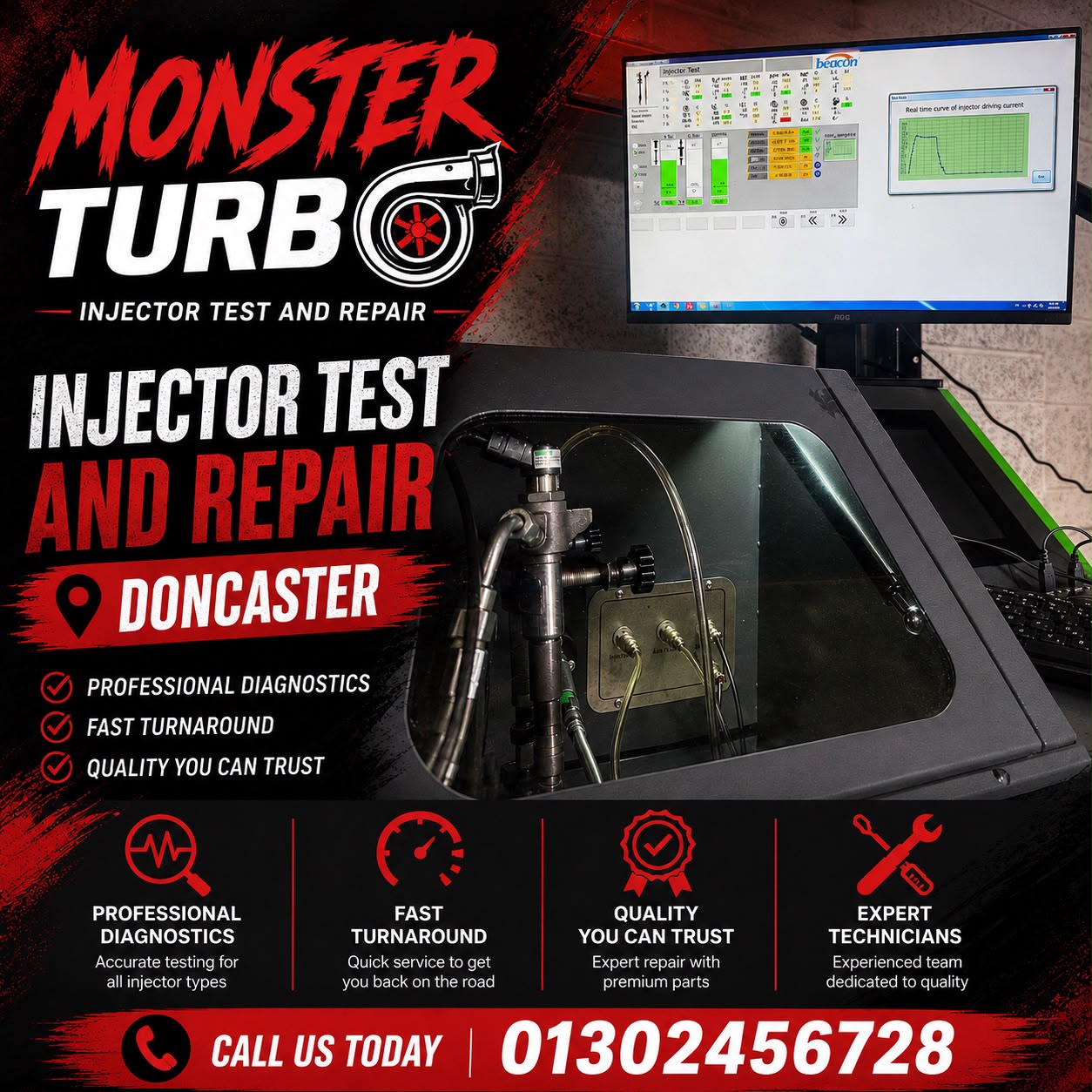Injector testing work 4